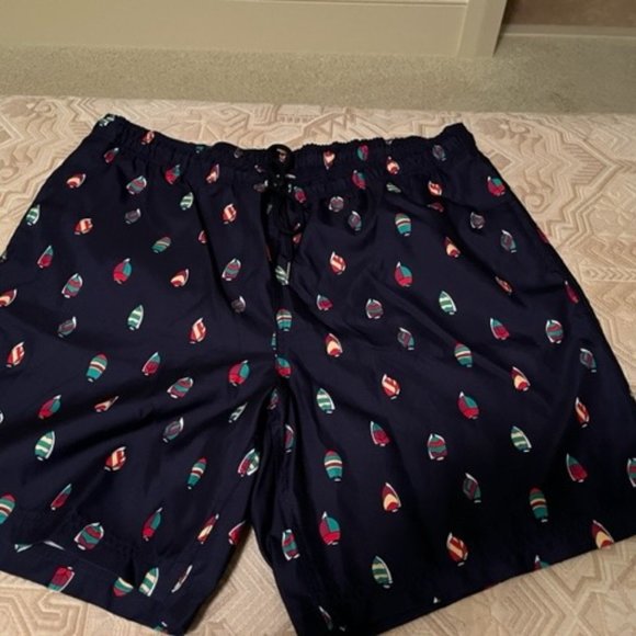 Lands' End Men's 8" Volley Swim Trunks Size Extra Large - Picture 3 of 8